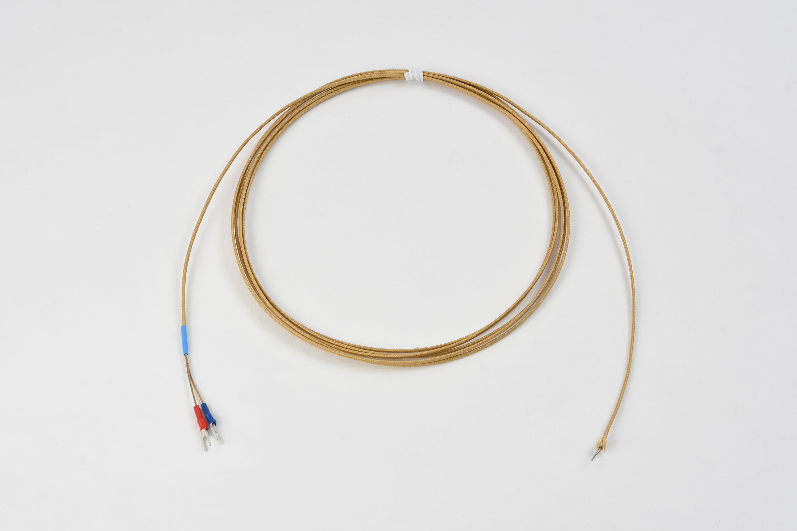 Duplex Type (welded tip) (silica glass coated) Max. operating temp: 400°C*, Conductor: 0.32mm