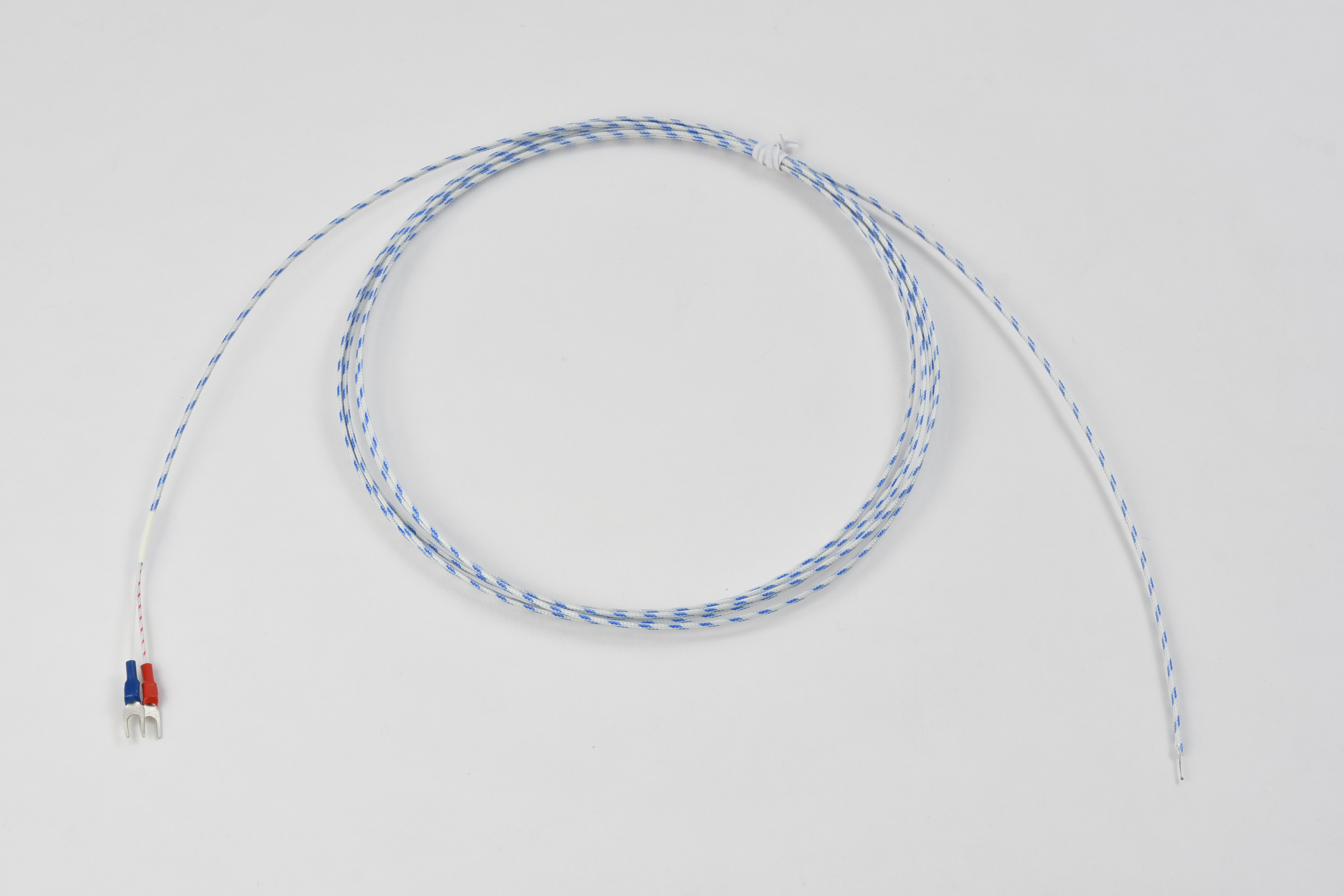 Duplex Type (welded tip) (glass coated) Max. operating temp: 350°C, Conductor: 0.32mm