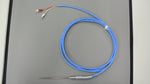 Thermocouple (Type K) "Sheathed Type" (silicone coated) Normal temperature limit: 180°C (sleeve 80°C), Tolerance: Class 2 (±2.5°C or ±0.75%)