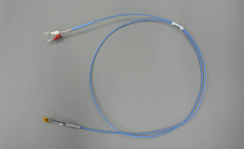 Temperature Sensor with Thermocouple (Type K) "Sheet Type" Normal temperature limit: 200°C, Tolerance: Class 2 (±2.5°C or ±0.75%)